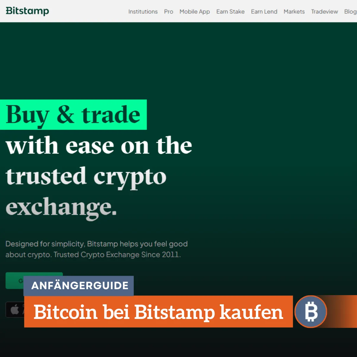 Bitcoin bei Bitstamp kaufen