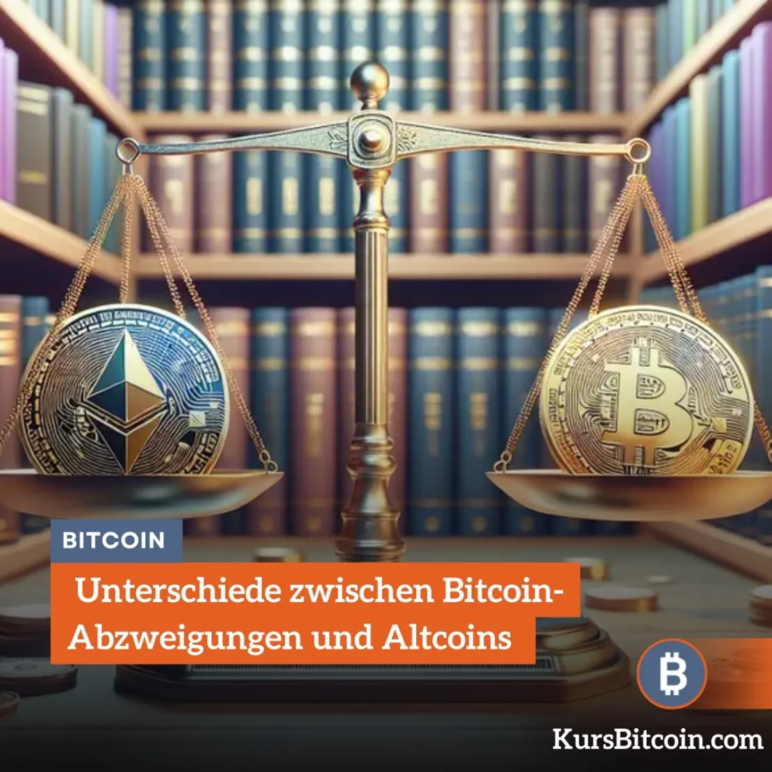 Unterschiede zwischen Bitcoin-Abzweigungen und Altcoins 