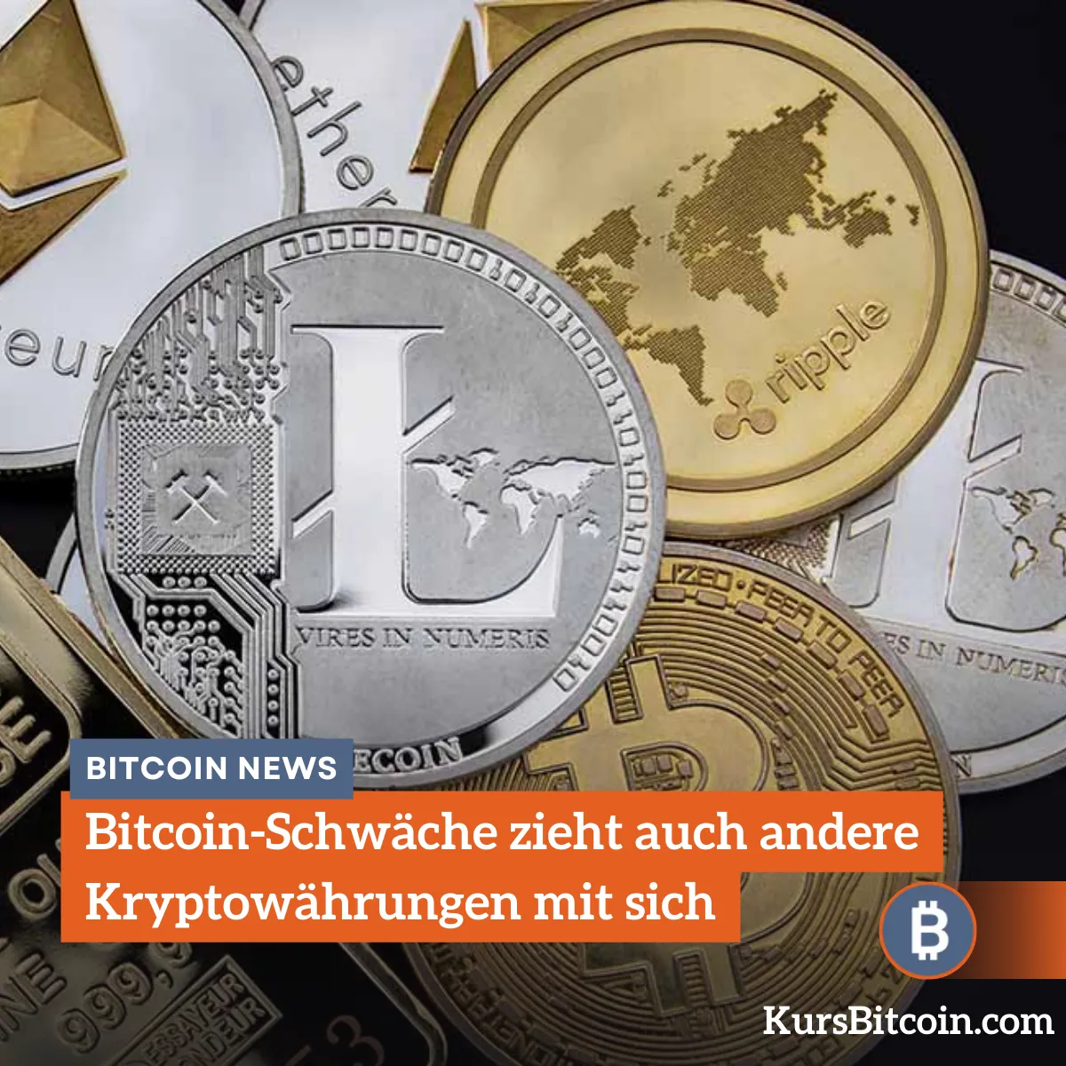 Bitcoin-Schwäche zieht auch andere Kryptowährungen mit sich