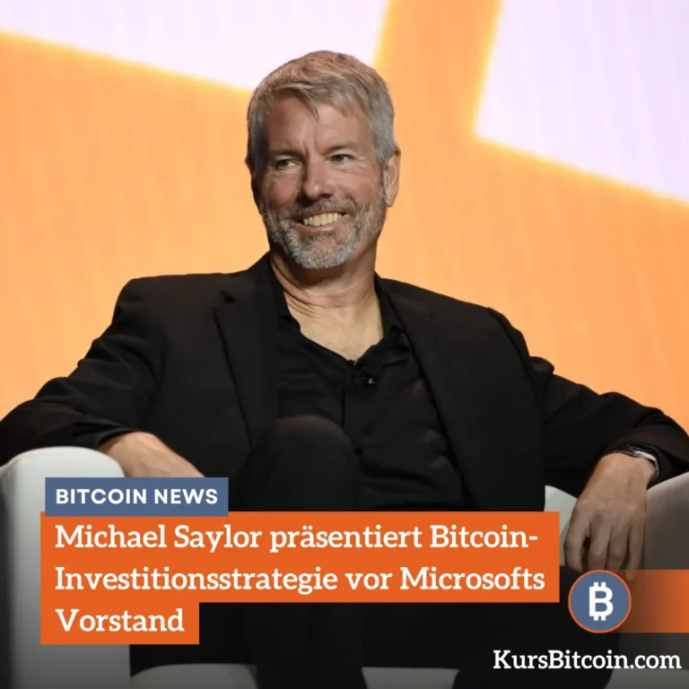 Michael Saylor präsentiert Bitcoin-Investitionsstrategie vor Microsofts Vorstand