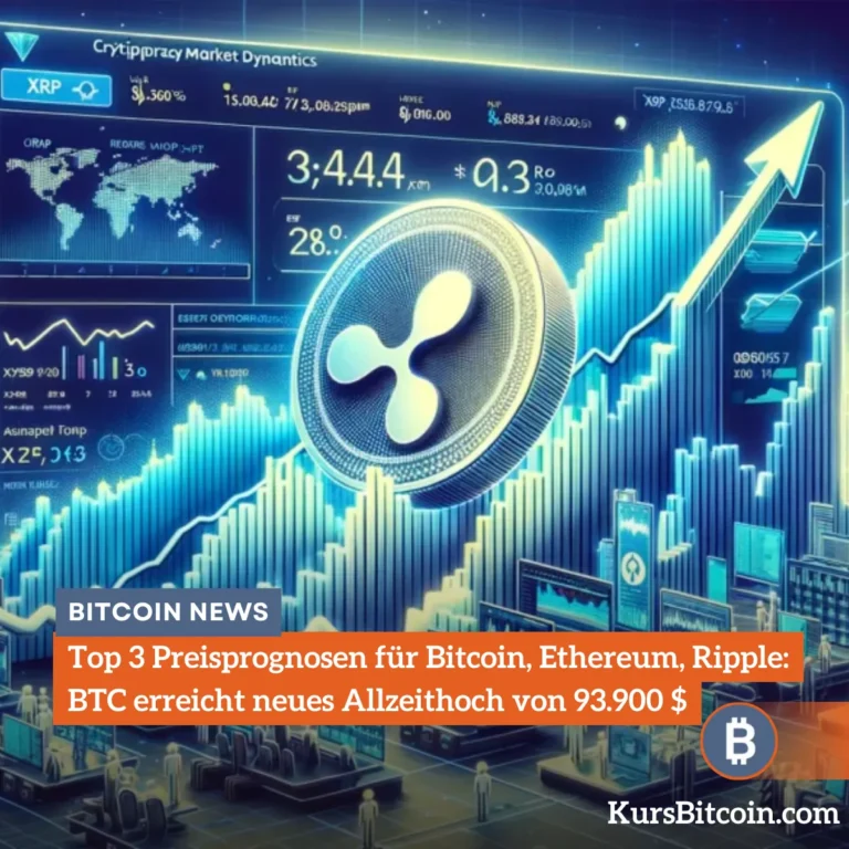 Top 3 Preisprognosen für Bitcoin, Ethereum, Ripple: BTC erreicht neues Allzeithoch von 93.900 $