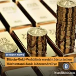 Bitcoin-Gold-Verhältnis erreicht historischen Höchststand dank Jahresendrallye