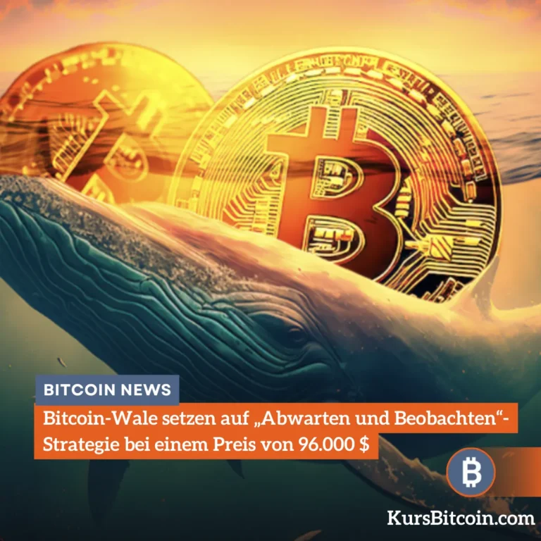 Bitcoin-Wale setzen auf „Abwarten und Beobachten“-Strategie bei einem Preis von 96.000 $