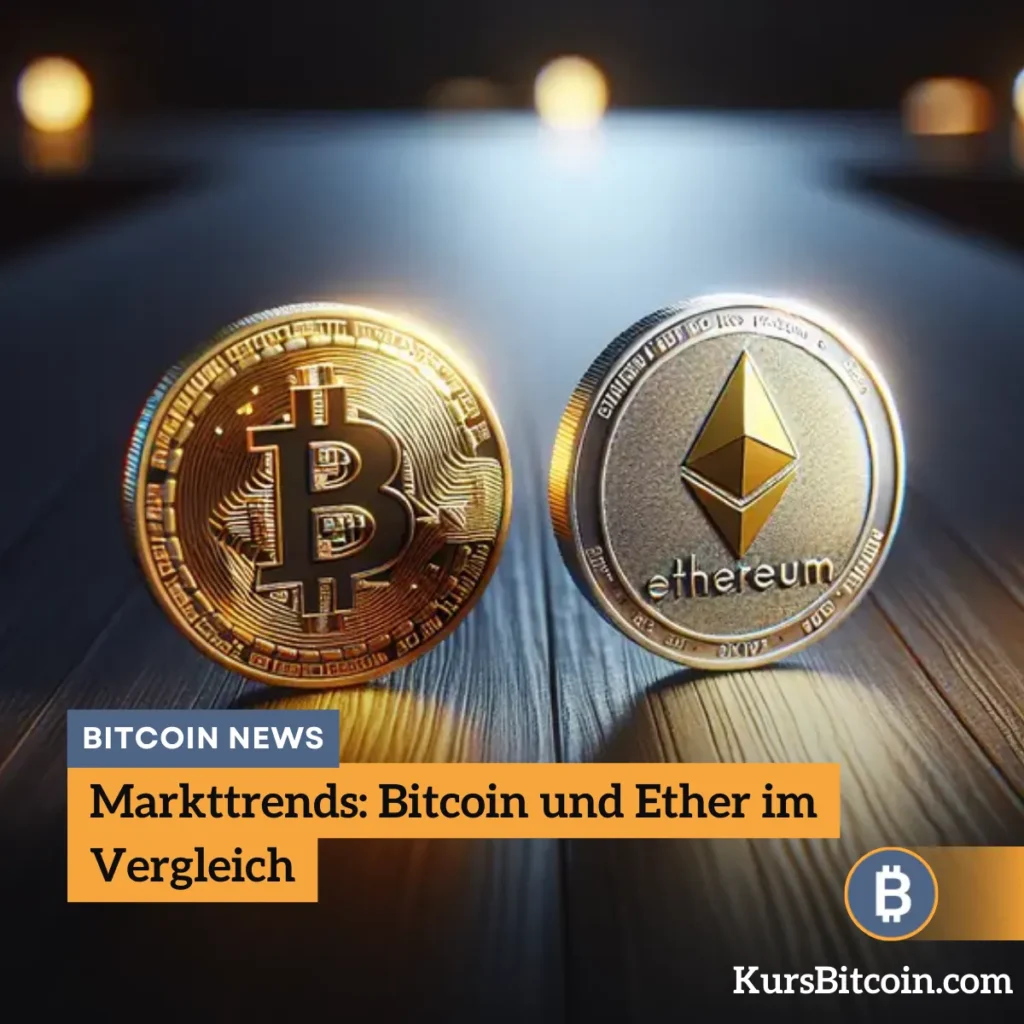 Markttrends Bitcoin und Ether im Vergleich