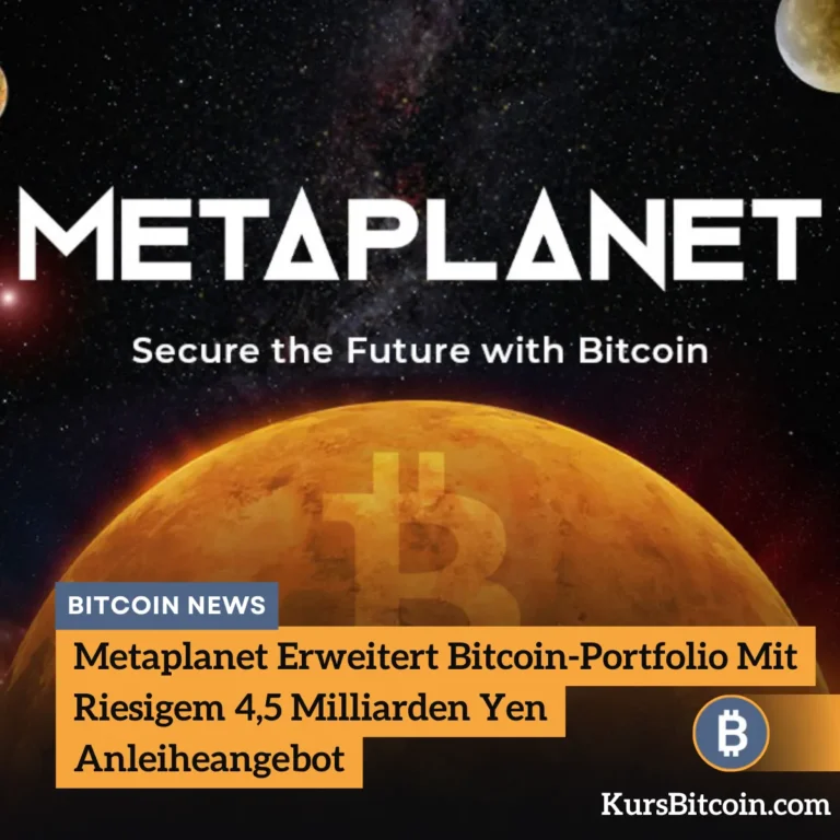 Metaplanet Erweitert Bitcoin-Portfolio Mit Riesigem 4,5 Milliarden Yen Anleiheangebot