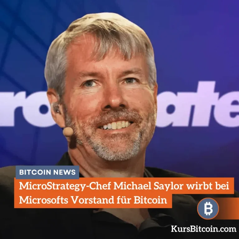 MicroStrategy-Chef Michael Saylor wirbt bei Microsofts Vorstand für Bitcoin