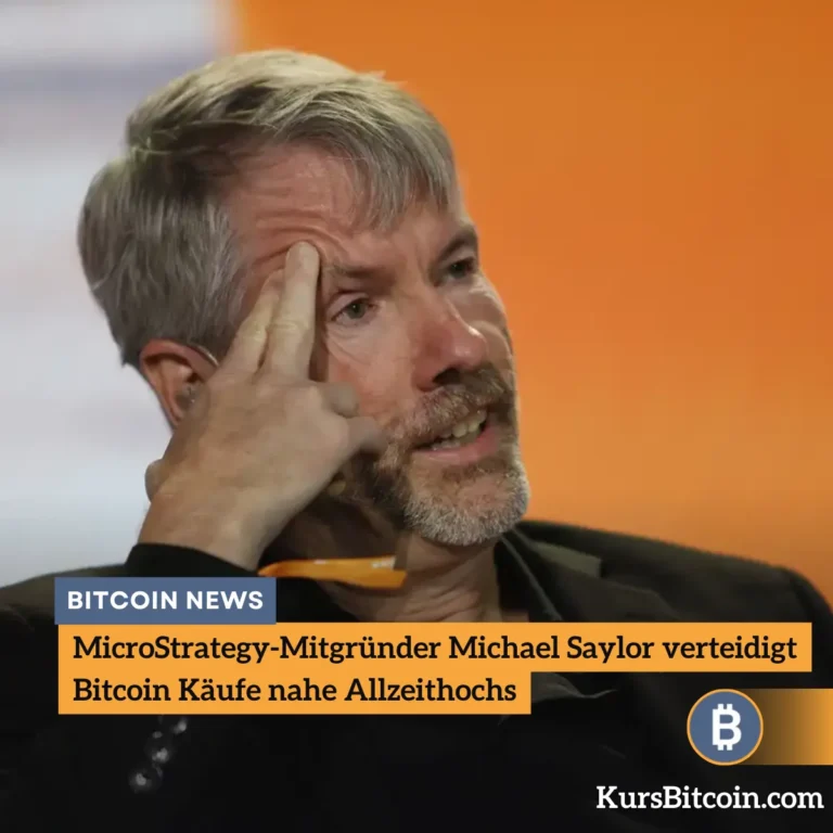 MicroStrategy-Mitgründer Michael Saylor verteidigt Bitcoin Käufe nahe Allzeithochs