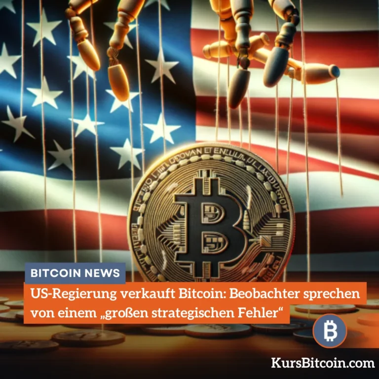 US-Regierung verkauft Bitcoin Beobachter sprechen von einem „großen strategischen Fehler“