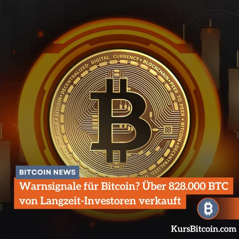 Warnsignale für Bitcoin Über 828.000 BTC von Langzeit-Investoren verkauft