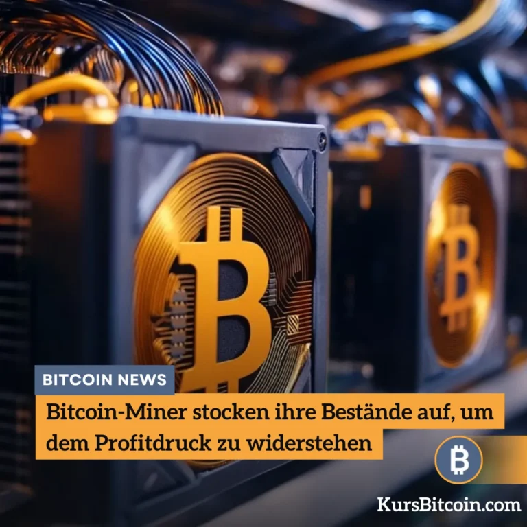 Bitcoin-Miner stocken ihre Bestände auf, um dem Profitdruck zu widerstehen