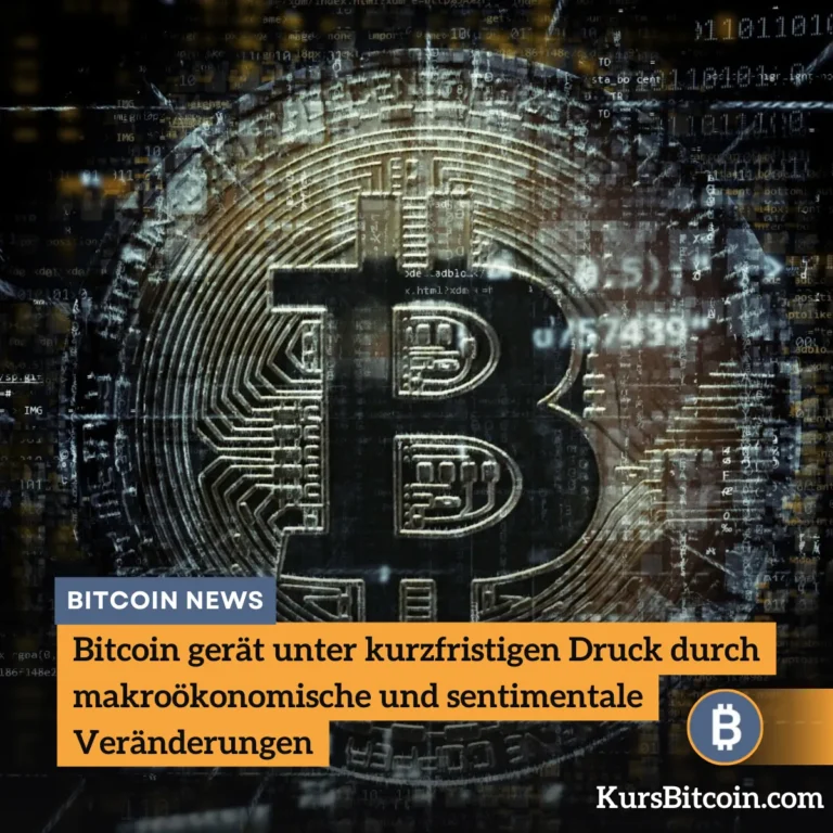 Bitcoin gerät unter kurzfristigen Druck durch makroökonomische und sentimentale Veränderungen